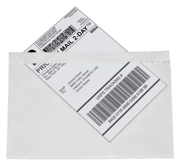Sobre canguro de polietileno adhesivo 1/2 carta transparente con respaldo blanco, ideal para proteger y mantener documentos visibles en envíos. Sobre canguro de polietileno adhesivo 1/2 carta transparente con respaldo blanco, ideal para proteger y mantener documentos visibles en envíos.